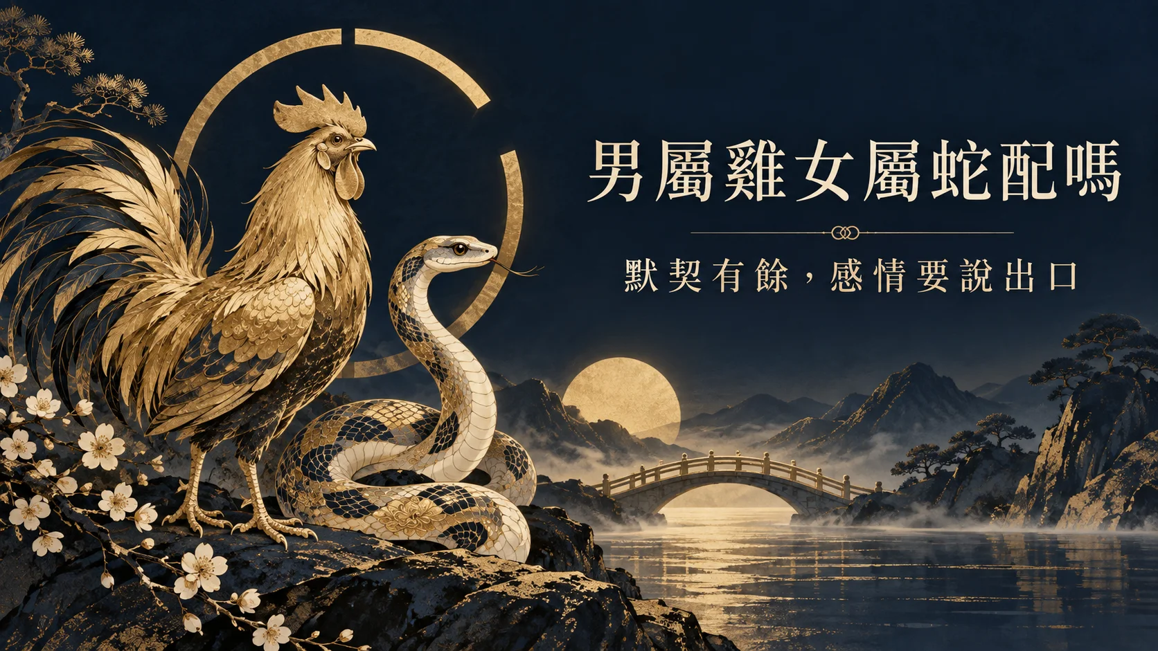 男屬雞女屬蛇配對與巳酉半合關係解析