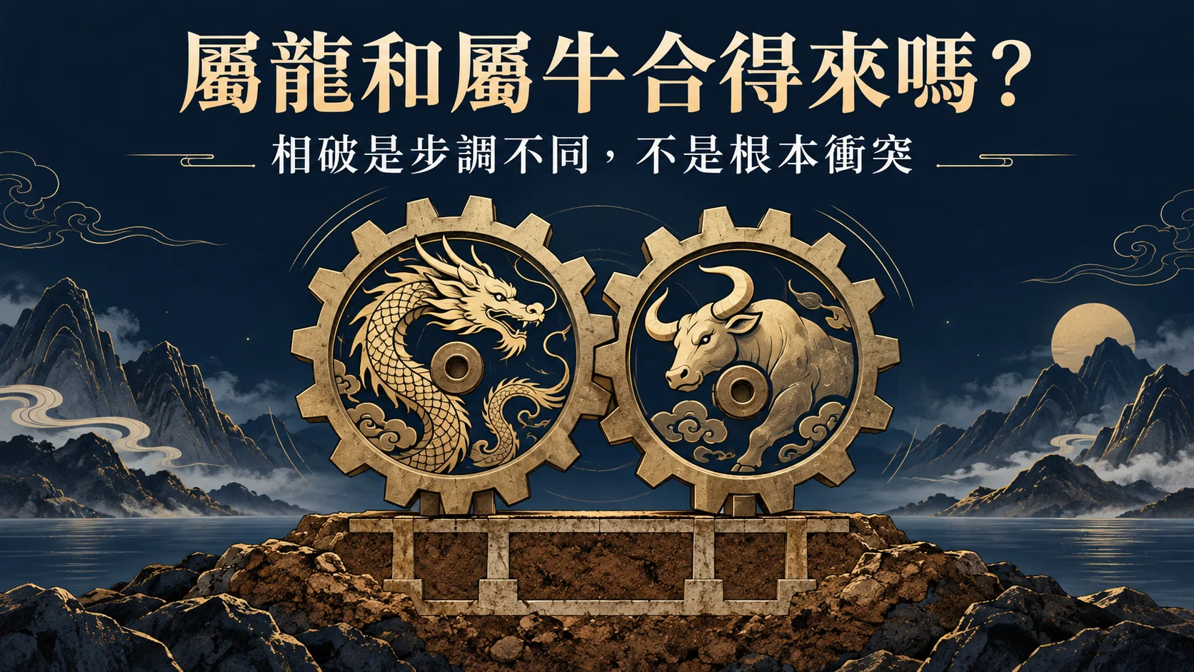 屬龍和屬牛辰丑相破是步調不同而非根本衝突