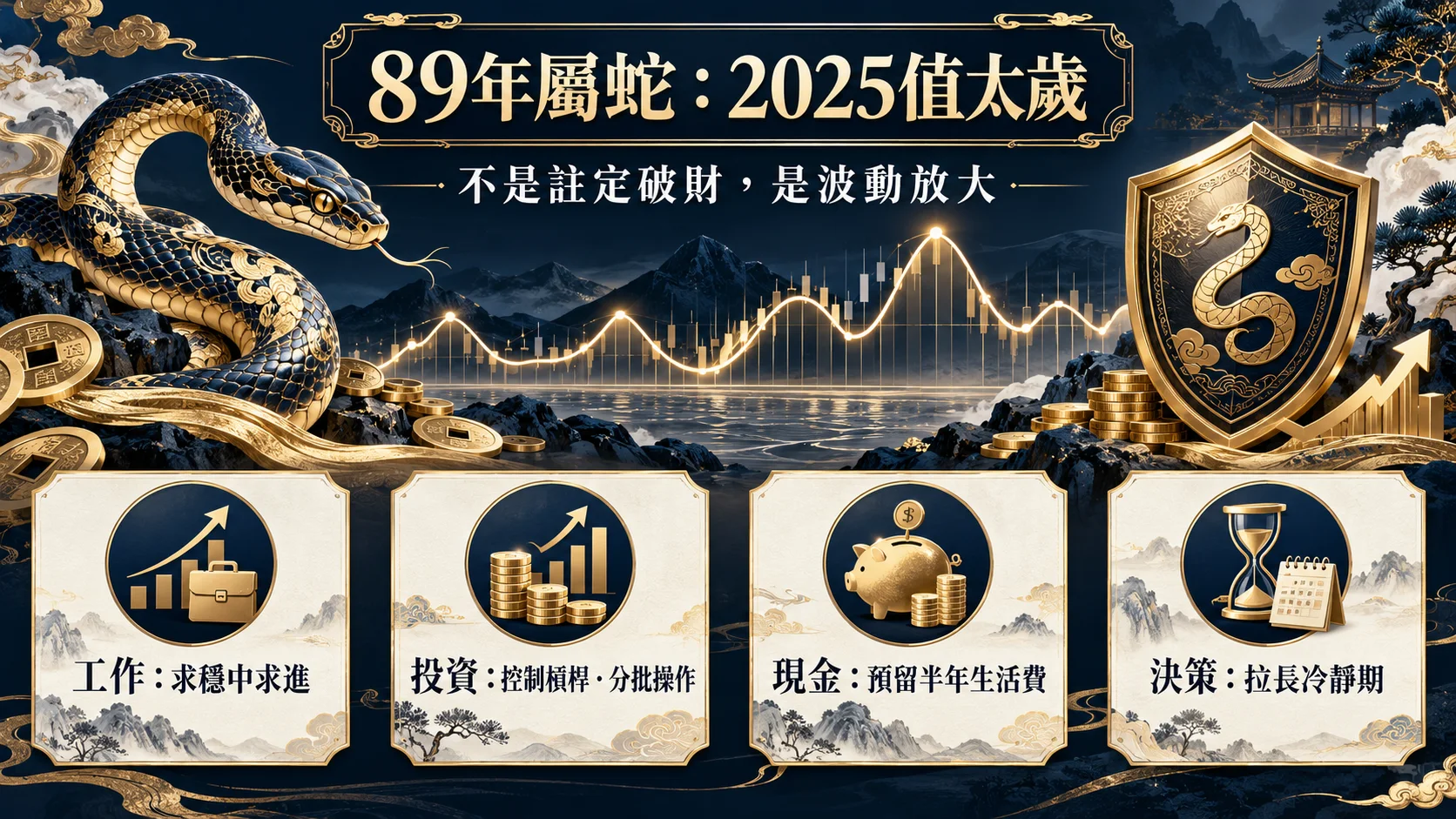 1989年屬蛇2025值太歲財運風險與理財方法